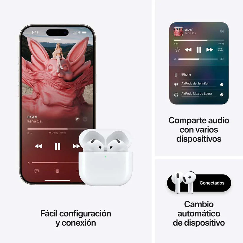 🎧 AirPods Serie 4 – Sonido y Tecnología de Última Generación - Envío gratis a toda Colombia