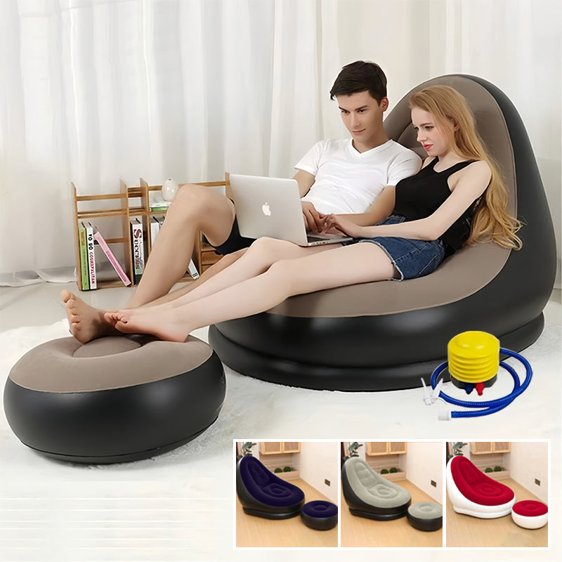 Combo Confort Premium: Sofá + Sillón + Inflador